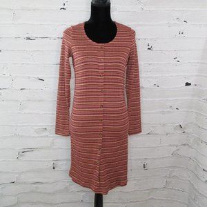 Cotton On Henry Button Front Striped Mini Dress
